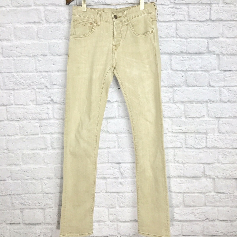 H&M Drain Women's Size 29 x 32 Jeans Tan Khaki